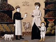 Niko Pirosmanashvili A Tatar Fruiterer oil on canvas